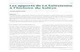 Les apports de La Salévienne à l’histoire du Salève · 2019. 12. 2. · la SNCF, des Charbonnages de France, de l’AFNOR, académicien, européen convaincu, présent au traité