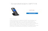 Grandstream DP715 - Switzernet · Web viewPage officiel du Grandstream DP715 Avec l’abonnement: Un numéro fixe suisse au choix selon les disponibilités. Pas d’itinérance. Les