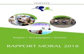 RAPPORT MORAL 2018 - Fondation Ellen Poidatz...Association Anne-Marie Javouhey • Présentation du Projet d’établissement 2017-2021 du CRF Ellen Poidatz • Projet institutionnel