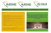 FR Bulletin du MSC Fevrier Mars 2017 · 2017. 3. 8. · BulletinduMSCF èv/Mars2017 Index: 1. Point d’information sur les processus du CSA • Contributions*du*MSC*àlaréunion*du*Groupe*consultatif