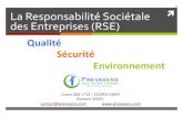 1 La Responsabilité Sociétale ì des Entreprises (RSE)prevasens.com/wp-content/uploads/2017/06/cours-QSE-12.pdf · A) Fondements théoriques RSE : ì On situe communément l’émergence