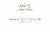 RAPPORT 2017 CRSA - Centre-Val de Loire...30 septembre 2014. En 2017, quatre arrêtés modificatifs ont été pris (dernier arrêté de composition des membres de la CRSA en date du