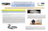 Robotique et Intelligence artificiellellb.ac-corse.fr/wp-content/uploads/2018/04/Exposition-IA.pdf · Robotique et Intelligence artificielle Pouuoi s’intéesse à ette uestion?