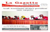 La Gazettelagazettedescomores.com/assets/pdfs/QuarkXPress 3368.pdf · Voidjou une fois les pièces arrivées à Moroni. Ces dernières sont atten-dues dans les prochains jours. La