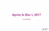 Après le Bac L 2017 - Académie de Versailles...Salon de l’Etudiant de Paris le 11.12.13 mars 2016 au Parc des expositions, Porte de Versailles. LES SITES INDISPENSABLES • •www.