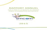 RAPPORT ANNUEL - SMCOM | Haut Doubs...Rapport annuel 2015 sur le prix et la qualité du service public d’élimination des déchets – SMCOM E VOLUTION DE LA QUANTITE DE DECHETS