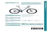 2012-fiches velo-M TT Terrain - Giant Bicycles · 2011. 10. 31. · Tracker Sport PNEUS Schwalbe Racing Ralph, 26x2.1 Divers EXTRA — Cadre GIANT ANTHEM X 100mm de débattement —