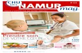 Prendre soin - CHU Dinant Godinne | UCL CHU UCL Namur Mag est une publication du CHU UCL Namur asbl,