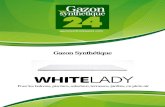 WHITELADY - gazonsynthetique24.com · Le gazon synthétique White Lady fait partie de la ligne de produits High Tech. C’est une ligne de produits étudiés pour transformer l’environnement