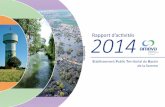 Rapport d’activités 2014 - Gest'eau · travaux seront restitués dans le premier semestre 2015. Je vous souhaite une agréable lecture et remercie l’ensemble . de nos partenaires,