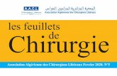 Association Algérienne des Chirurgiens Libéraux Fevrier ... · Compte rendu du huitième Congrès des chirurgiens libéraux. B.Meradji Allocution d'ouverture du Président. 8ème