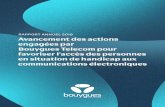 RAPPORT ANNUEL 2019 Avancement des actions engagées par ... · Bouygues Telecom ont déjà passé plus de 107260 minutes de communication en utilisant l’application RogerVoice,