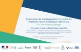 Programme de Développement Concerté de l’Administration ...references.modernisation.gouv.fr/sites/default/files/DCANT_2018S1_… · Dématérialisation des documents budgétaires