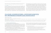 cloud computInG: opportunItés et rIsQues pour les avocats · FANTI, iPhone, iPad, Androïd: un gain d’efficacité pour l’avocat?, Plädoyer 5/10 du 7 octobre 2010, p. 50. 4 Communication