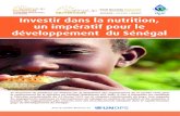 Investir dans la nutrition, un impératif pour le ... · un impératif pour le développement du Sénégal Ce document de plaidoyer est élaboré par la Plateforme des organisations