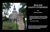 ÉGLISE SAINT-STEPHEN · Elle devait! ’est la co -cathédrale Saint Joseph à Burlington (Vermont), fondée en 1850 pour la première paroisse nationale française de la Nouvelle-Angleterre.