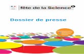 Dossier de pressecache.media.education.gouv.fr/file/Actualites/95/3/... · Dossier de presse fetedelascience @FeteScience #FDS2015. 2 ... OCTOBRE LeTrainduclimat Événement-phare