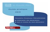 Guide pratique AED€¦ · Présentation de l’AED 3 Récupération des fichiers de paramétrage 7 La préparation 8 Résumé 8 Import des types de paramétrage 9 Initialisation