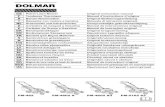 GB Petrol Lawn Mower Original instruction manualdownload.dolmar.com/dmanuals/23846.pdf · - if lawn mower starts to vibrate abnormally (check immediately). • Stop the engine and