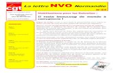 La lettre NVO Normandiecgtnormandie.fr/wp-content/uploads/2019/10/Lettre... · La lettre NVO Normandie N ... L'intérêt de lire CGT, lire la NVO et de visiter son site nvo.fr en