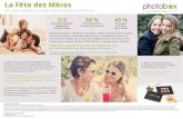 La Fête des Mères - Photobox · PDF file 2019. 7. 9. · avec 2/3 des Français qui la souhaitent régulièrement. Parmi eux, 61% la souhaitent chaque année, et 58% offrent un cadeau
