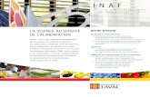 brochure INAF fr - Quebecfinal).pdf · 2007. 6. 14. · NOTRE ÉQUIPE Créé en 1999, l’INAF est reconnu au Canada et à l’étranger autant pour la qualité de ses travaux de