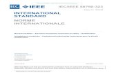 Edition 1.0 2016-02 INTERNATIONAL STANDARD NORME ...ed1.0}b.pdf · Qualification. IEC/IEEE 60780-323 Edition 1.0 2016-02 INTERNATIONAL STANDARD NORME INTERNATIONALE Nuclear facilities