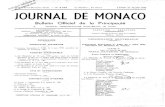 LeNbi JOURNAL DE MONACO€¦ · nomination, les attributions et la responsabilité des Commissaires aux comptes.; Vu l'Ordonnance Souveraine no 3.167 du 29 janvier 1946 réglant l'établissement