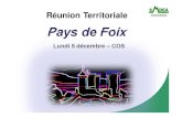 Réunion pays de Foix 2016 - SMDEA09 · 2017. 9. 14. · Rappel : 1er janvier 2013 1er janvier 2016 1er janvier 2017 Ref. CA 2012 Ref. CA 2015 Ref. Prévisions BP 2016 (AG CrampagnaFévrier