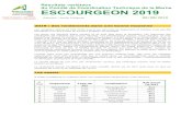 Résultats essais ESCOURGEON 2019 - MARNE · 2019. 11. 20. · Route de Suippes - 09CS 90525 51009 Châlons-en-Champagne Résultats variétaux du Comité de Coordination Technique