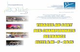 TIRAGES AU SORT DES CHAMPIONNATS DE FRANCE ELITE A M - …savate.levallois-sporting-club.fr/fileadmin/site/... · avant le premier tour des compétitions, le chèque de caution sera