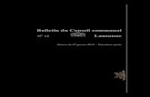 Bulletin du Conseil communal Lausanne...2017/12/22  · Séance No 12 du 27 janvier 2015 – 2e partie 220 Annexe : selon site Migrol, " " Base : Mazout : Consommation annuelle de
