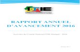 RAPPORT ANNUEL D’AVANCEMENT 2016itie.sn/wp-content/uploads/2018/01/RAA-ITIE-Sénégal-2016-@ITIE.pdf · 30 Juin 2017 RAPPORT ANNUEL D’AVANCEMENT 2016 Activités du Comité National