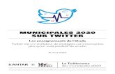 MUNICIPALES 2020 SUR TWITTER · Le Twittorama des municipales 2020 Analyse des discours exprimés sur Twitter pendant la campagne des municipales 2020, à Paris et dans les dix plus