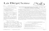 La Bicyc’lettre · 2020. 5. 6. · En attendant, je continue a me déplacer sur un vélo bien ordinaire. Bernard Carimalo LE VÉLO PLIANT : VÉLO DE L’AVENIR ? Le vélo pliant