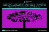 RAPPORT DE GESTION 2016 | ANNEXE …franfinance.com/assets/uploads/2017/08/Rapport-RSE-2016...Ce document sur la responsabilité sociale et environnementale de Franfinance, est une