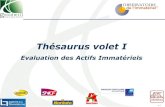 Thésaurus volet I - Obs-Immaterielobservatoire-immateriel.com/wp-content/uploads/... · Ce rapport, produit à la demande du ministère de l’Économie, des Finances et de l’Industrie,