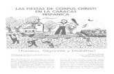 LAS FIESTAS DE CORPUS CHRI5TI EN LA CARACAS HISPANICA · las tres de la tarde (14) . En la Provincia de Venezuela, apenas estable cidas las primeras ciudades durante el siglo XVI,