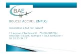 Présentation activités BAE - Avril 2016 V5.2-6 · 2016. 7. 15. · projet professionnel et optimiser ses démarches pour retrouver un emploi durable avec l’aide d’un intervenant