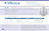 Φίλτρα νερού Veluda · Filtrex Technologies Pvt. Ltd. HRBR Layout,Bangalore 560043, India E-mail: info@filtrextechnologies.com Do not use F,X'M P-Series filters on water