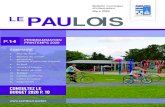 Bulletin municipal LE PAULOIS · LEPAULOIS Bulletin municipal d’information Mars 2020 SOMMAIRE 2 Mot du maire 3 Séances du conseil 4 NOUVEAU Système d'automate d'appels 5 En bref