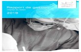 Hôpital du Valais 2019 · Hôpital du Valais - Rapport de gestion 2019 TABLE DES MATIÈRES 05 Introduction 06 L’Hôpital du Valais en bref 06 En chiffres 08 L’année 2019 en