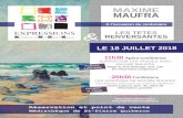 MAXIME MAUFRA - les têtes renversanteslestetesrenversantes.fr/wp-content/uploads/2018/06/notes2.pdf · Des falaises d’Écosse au soleil de Quiberon Centre Culturel, tarif : 5€,