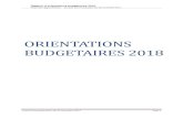 RAPPORT D ORIENTATIONS BUDGETAIRES 2018 · Une nouvelle donne financière pour les collectivités locales Le PLPFP porte la plupart des dispositions décisives pour les budgets des