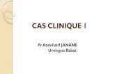 CAS CLINIQUE 1 - marocuro.org · est un diagnostic qui peut être levé par étude IHC p63/p504s. 2. Après cocktail p63/p504s seuls les foyers avec disparition de la couche des cellules