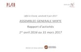 ASSEMBLEE GENERALE MIXTE Rapport dâ€™activitأ©s 2018. 4. 28.آ  Quelques chiffres 2016 sur le PLAB 7