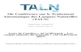 24e Conférence sur le Traitement Automatique des Langues …mathilde.dargnat.free.fr/index_fichiers/actes_ACor4... · 2018. 2. 19. · 24e Conférence sur le Traitement Automatique