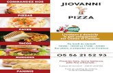 pizzeria-jiovanni-cestas.fr · sur Cestas et Canéjan Du lundi au samedi IOHOO - 14H30 17HOO - Sur place, à emporter ou en livraison 05 56 21 52 93 Produits frais, farine Italienne,