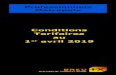 Conditions Tarifaires au 1er avril 2019 · Le tarif annuel est défini en fonction du volume du coffre et du niveau de garantie. La limitation de contenu s’établit à 30 000 euros.