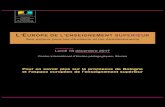 EUROPE DE Lâ€™ENSEIGNEMENT SUPERIEUR ... Bologna with Student Eyes - ESIB (1أ¨re أ©d.). 2006 : Sأ©minaire